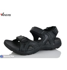 Сандалі чоловічі на літо (8 пар р.41-46) чорний  "Supo-Vegas"