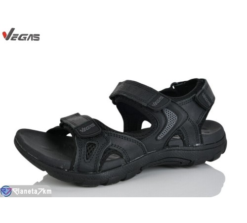 Сандалі чоловічі на літо (8 пар р.41-46) чорний  "Supo-Vegas"