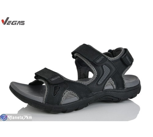 Сандалі чоловічі на літо (8 пар р.41-46) чорний  "Supo-Vegas"