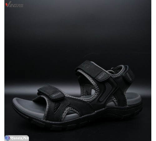 Сандалі чоловічі на літо (8 пар р.41-46) чорний  "Supo-Vegas"