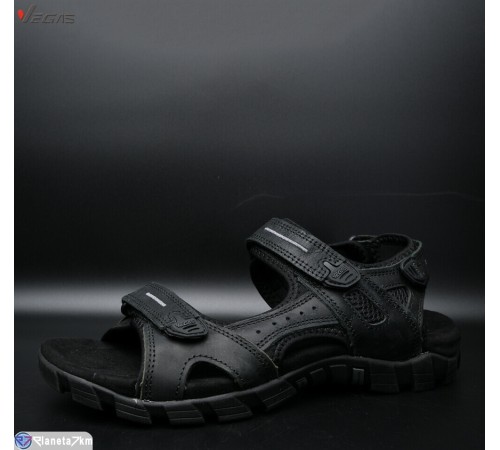 Сандалі чоловічі на літо (6 пар р.46-49) чорний  "Supo-Vegas"