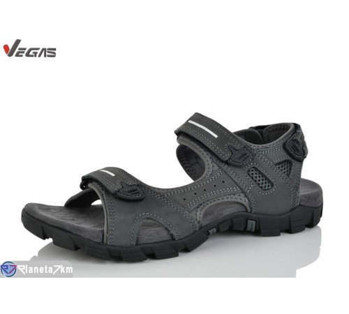 Сандалі чоловічі на літо (6 пар р.46-49) сірий  "Supo-Vegas"