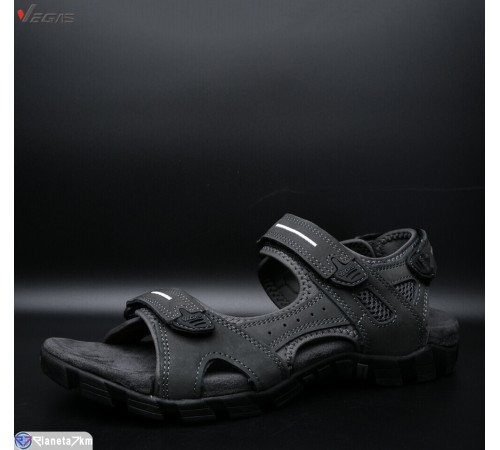 Сандалі чоловічі на літо (6 пар р.46-49) сірий  "Supo-Vegas"