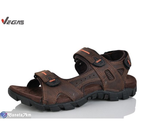 Сандалі чоловічі на літо (6 пар р.46-49) коричневий  "Supo-Vegas"