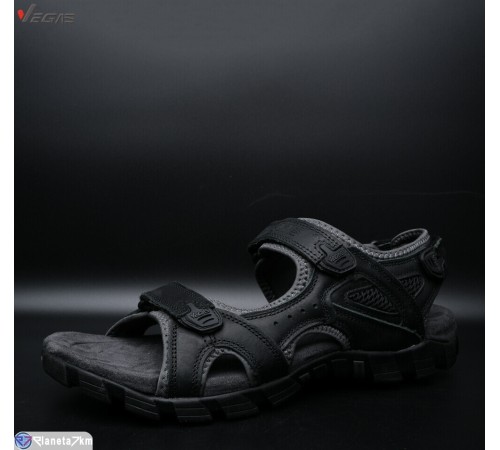 Сандалі чоловічі на літо (6 пар р.46-49) чорний  "Supo-Vegas"