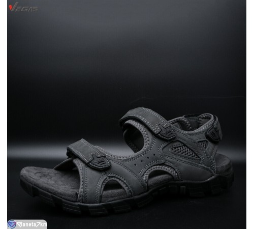 Сандалі чоловічі на літо (6 пар р.46-49) сірий  "Supo-Vegas"
