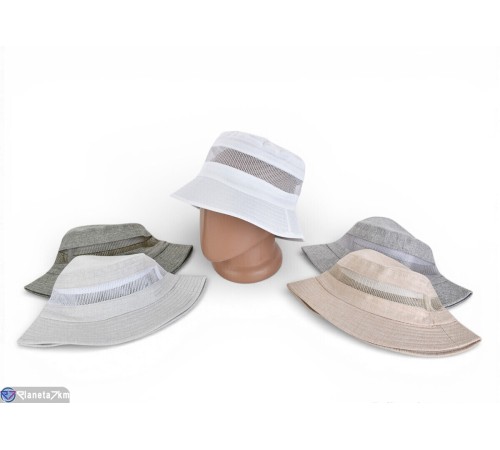 Панама чоловіча на літо (5 шт. р.сетка 56-58) мікс  "CAROLLA"