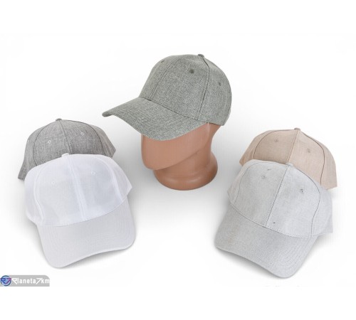 Кепка чоловіча на літо (5 шт. р.сетка 56-58) мікс  "CAROLLA"