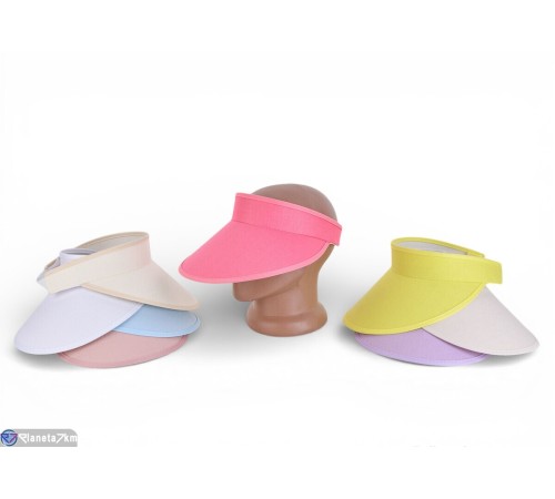 Кепка жіноча на літо (5 шт. р.сетка 56-59) мікс  "CAROLLA"