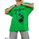 Футболка жіноча на літо (4 шт. р.сетка 2XL-4XL) зелений  "Masari"