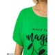 Футболка жіноча на літо (4 шт. р.сетка 2XL-4XL) зелений  "Masari"