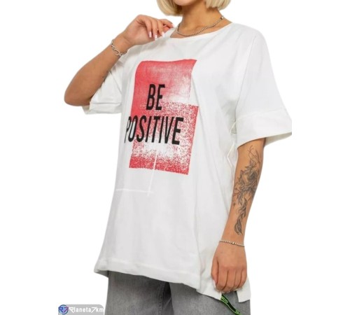 Футболка жіноча на літо (4 шт. р.сетка 4XL-5XL) білий  "Masari"