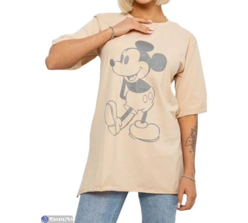 Футболка жіноча на літо (4 шт. р.сетка S-M) бежевий  "Masari"