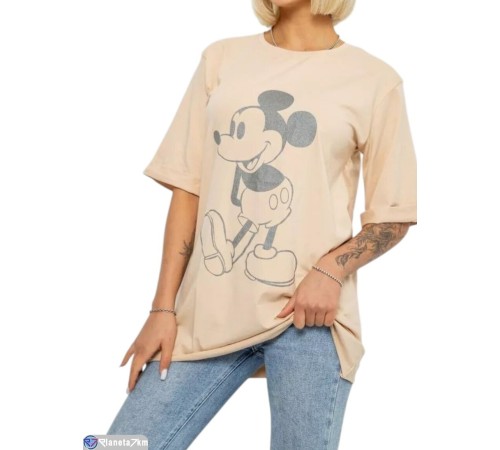 Футболка жіноча на літо (4 шт. р.сетка S-M) бежевий  "Masari"