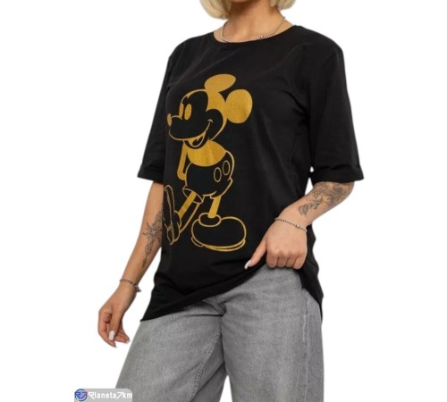 Футболка жіноча на літо (4 шт. р.сетка S-M) чорний  "Masari"