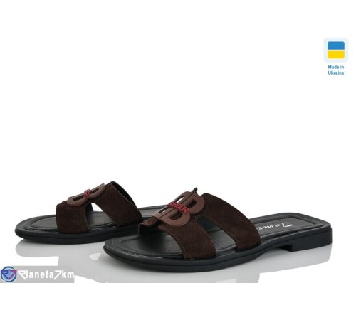 Шлепки жіночі на літо (8 пар р.36-41) коричневий  "FOX"