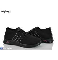 Кросівки жіночі на літо (8 пар р.37-42) чорний  "HORSE"