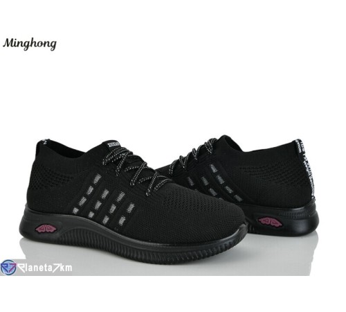 Кросівки жіночі на літо (8 пар р.37-42) чорний  "HORSE"