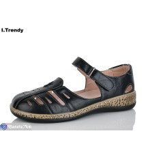 Дитячі босоніжки на літо (8 пар р.36-41) чорний  "Trendy"