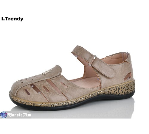 Дитячі босоніжки на літо (8 пар р.36-41) коричневий  "Trendy"