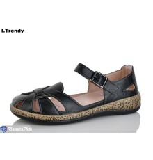 Дитячі босоніжки на літо (8 пар р.36-41) чорний  "Trendy"