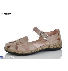 Дитячі босоніжки на літо (8 пар р.36-41) коричневий  "Trendy"