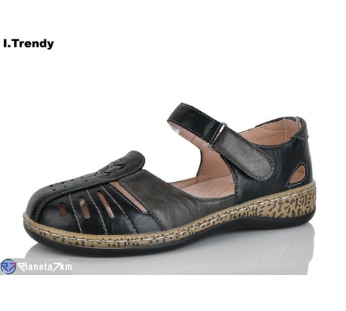 Дитячі босоніжки на літо (8 пар р.36-41) чорний  "Trendy"