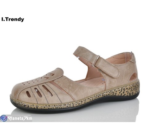 Дитячі босоніжки на літо (8 пар р.36-41) коричневий  "Trendy"