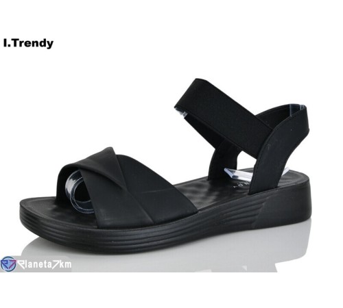 Босоніжки жіночі на літо (8 пар р.36-41) чорний  "Trendy"