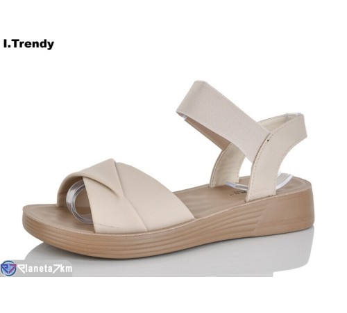 Босоніжки жіночі на літо (8 пар р.36-41) бежевий  "Trendy"