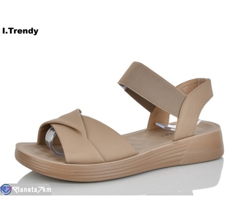 Босоніжки жіночі на літо (8 пар р.36-41) коричневий  "Trendy"