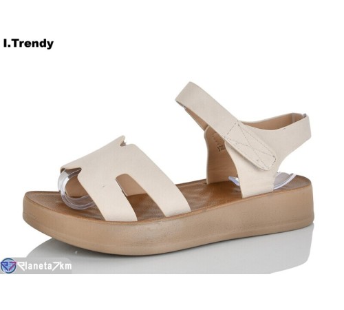 Босоніжки жіночі на літо (8 пар р.36-41) бежевий  "Trendy"