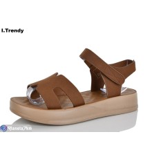 Босоніжки жіночі на літо (8 пар р.36-41) коричневий  "Trendy"