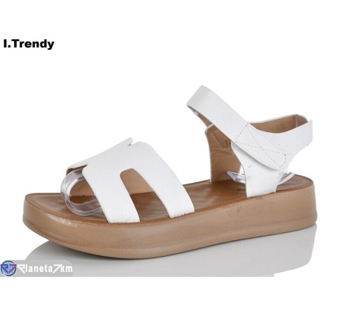 Босоніжки жіночі на літо (8 пар р.36-41) білий  "Trendy"