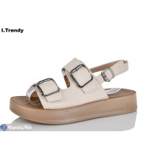 Босоніжки жіночі на літо (8 пар р.36-41) бежевий  "Trendy"