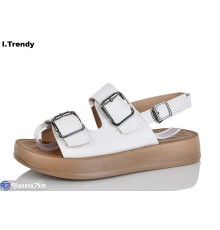 Босоніжки жіночі на літо (8 пар р.36-41) білий  "Trendy"