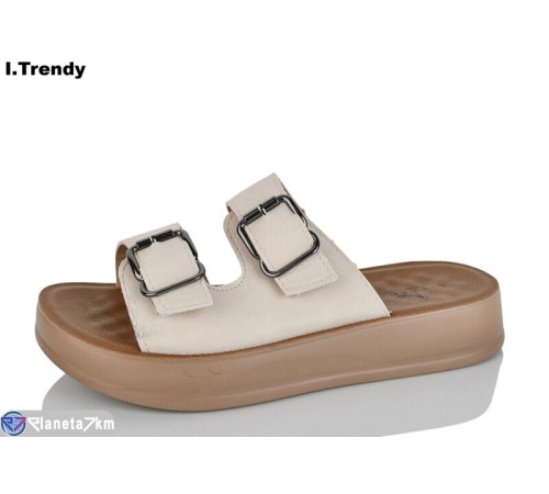 Шлепки жіночі на літо (8 пар р.36-41) бежевий  "Trendy"