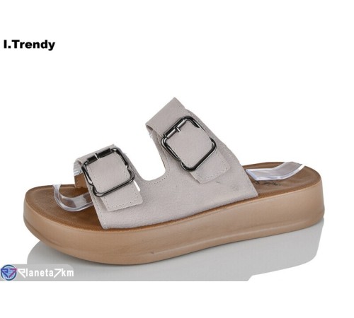 Шлепки жіночі на літо (8 пар р.36-41) бежевий  "Trendy"