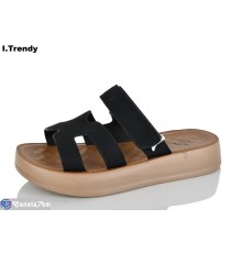 Шлепки жіночі на літо (8 пар р.36-41) чорний  "Trendy"