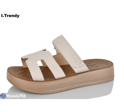 Шлепки жіночі на літо (8 пар р.36-41) бежевий  "Trendy"
