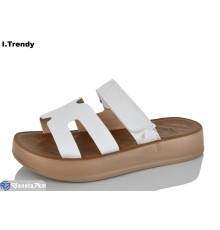 Шлепки жіночі на літо (8 пар р.36-41) білий  "Trendy"