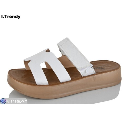 Шлепки жіночі на літо (8 пар р.36-41) білий  "Trendy"