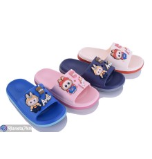 Шлепки дитячі на літо (12 пар р.30-35) мікс  "LUXORIS"