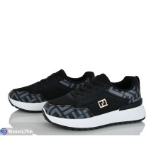 Кросівки жіночі на весну/осінь (8 пар р.36-41) чорний  "LOREDANA"