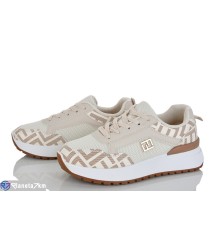 Кросівки жіночі на весну/осінь (8 пар р.36-41) бежевий  "LOREDANA"