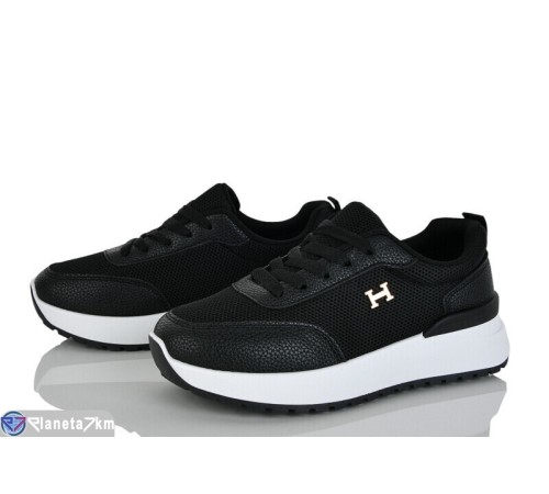 Кросівки жіночі на весну/осінь (8 пар р.36-41) чорний  "LOREDANA"