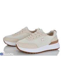 Кросівки жіночі на весну/осінь (8 пар р.36-41) бежевий  "LOREDANA"