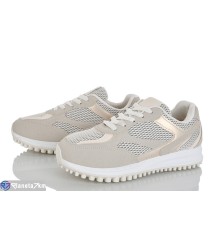 Кросівки жіночі на весну/осінь (8 пар р.36-41) бежевий  "LOREDANA"