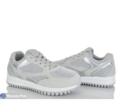 Кросівки жіночі на весну/осінь (8 пар р.36-41) сірий  "LOREDANA"