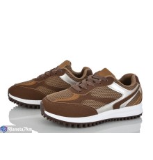 Кросівки жіночі на весну/осінь (8 пар р.36-41) коричневий  "LOREDANA"